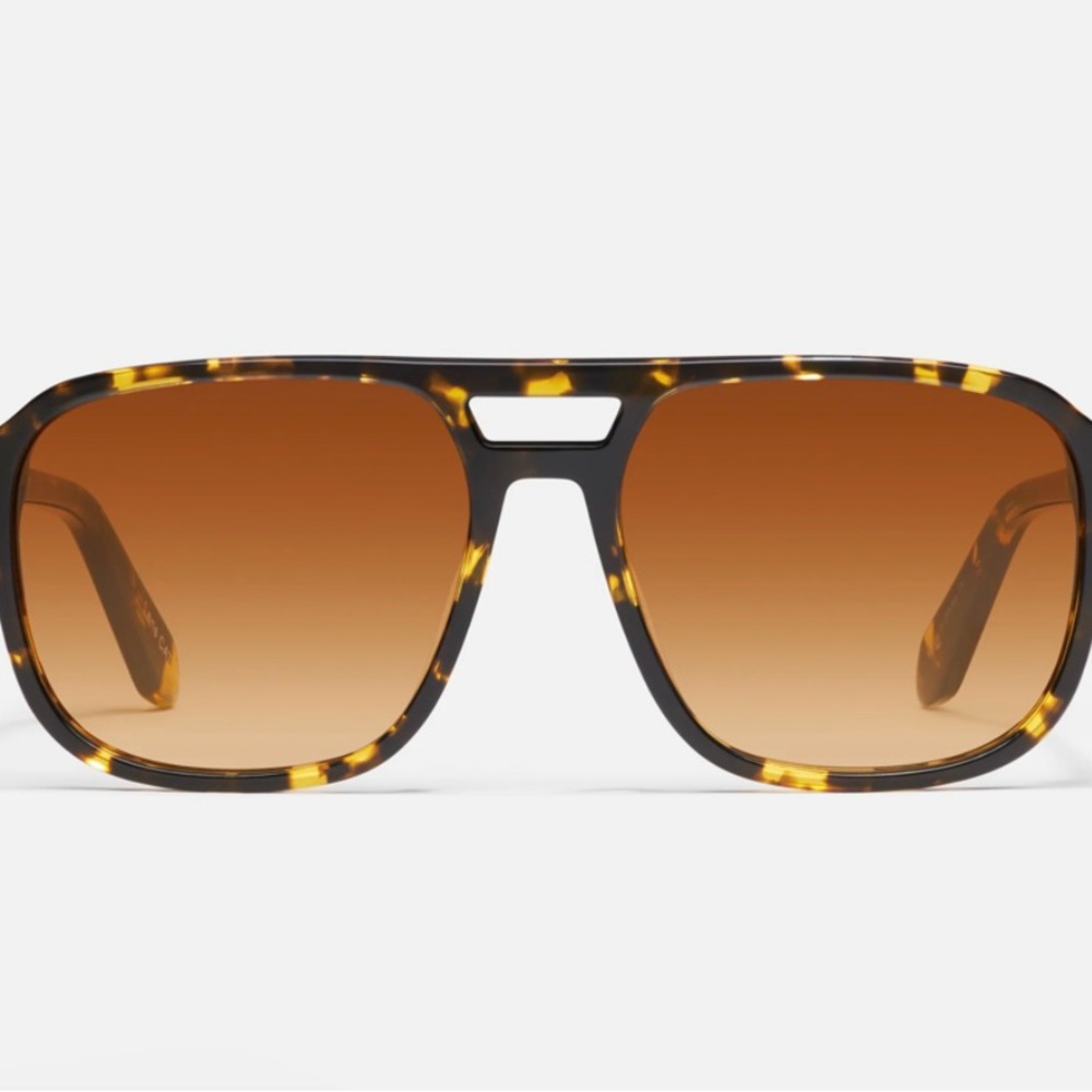 Quay Australia Sunglasses "On The Fly" shiny yellow tortoise
